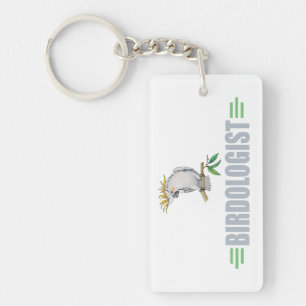 Funny I Love Cockatiels Key Ring