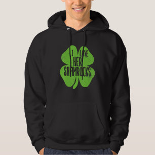 Funny I Love Her Shamrocks St Patrick's Day Coupl Hoodie