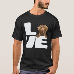 Funny I Love My Chesapeake Bay Retriever Dog T-Shirt