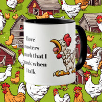 Funny I love roosters squawk