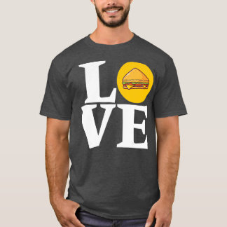 Funny I love Sub Sandwiches  Submarine Sandwich T-Shirt