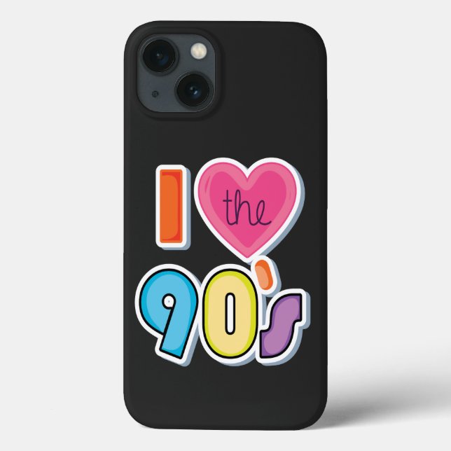 Funny I Love The 90's, 1990's Theme Party  Case-Mate iPhone Case (Back)