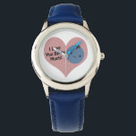 Funny I Love You Berry Much  Cute Kawaii Blueberry Watch<br><div class="desc">I love you berry much!  Funny berry pun and cute kawaii blueberry.</div>