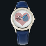 Funny I Love You Berry Much Cute Kawaii Blueberry Watch<br><div class="desc">I love you berry much! Funny berry pun and cute kawaii blueberry.</div>