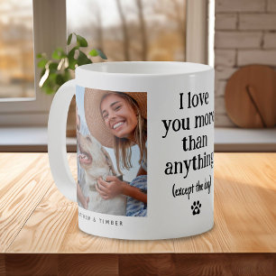 Funny 'I Love You' Dog Lover 2 Photo  Coffee Mug
