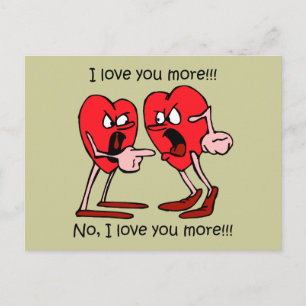 Funny I love you Postcard
