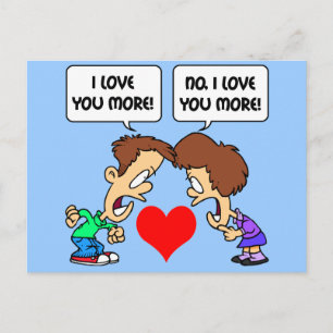 funny I love you Postcard