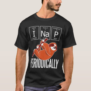 Funny I Nap Periodically Science Sloth Lovers Men T-Shirt