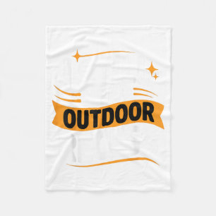 Funny I Need Outdoor Recess Forest Hiking Camping Fleece Blanket