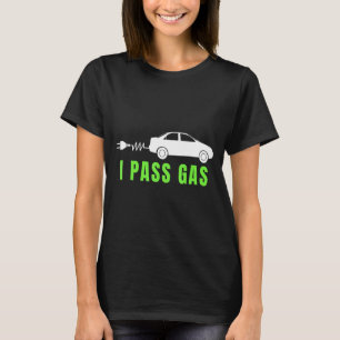 Funny I P Gas Electric Car I Love Evs Electri  T-Shirt