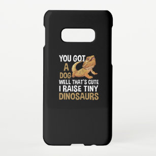 Funny I Raise Tiny Dinosaurs Bearded Dragon Pet Samsung Galaxy Case