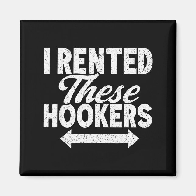 Funny I Rented These S Adult Humour  Magnet (Front)