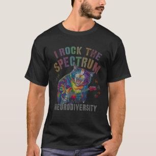 Funny I Rock The Spectrum Autism Mother Motivated T-Shirt
