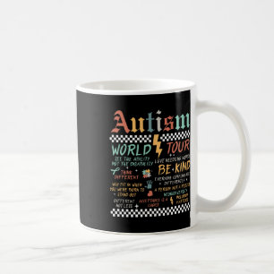 Funny I Rock The Spectrum Autism World Tour Autism Coffee Mug