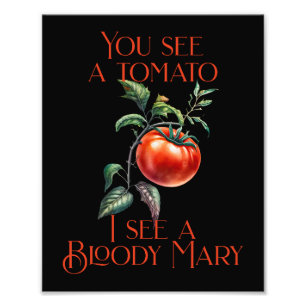 Funny I see a Bloody Mary Photo Print