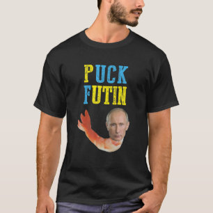 Funny I Stand With Ukraine Puck Futin Meme Ukraini T-Shirt