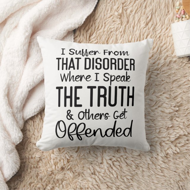Funny I Suffer From That Disorder Cushion (Blanket)