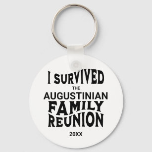Funny I Survived Family Reunion Key Ring