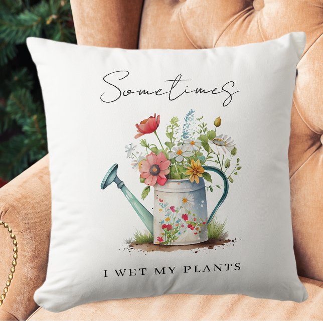 Funny I Wet My Plants Cushion (Creator Uploaded)