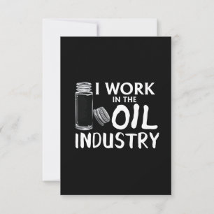 Funny I Work In Essential Oil Industry Card