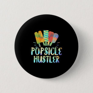 Funny Ice Cream Retro 80s Summer Popsicle Hustler 6 Cm Round Badge