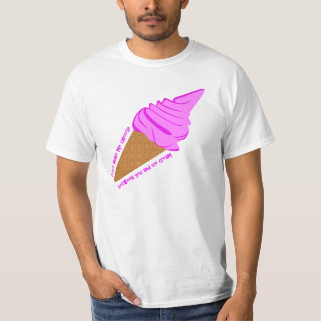 Funny Ice Cream Tee Shirt for Men (Front)