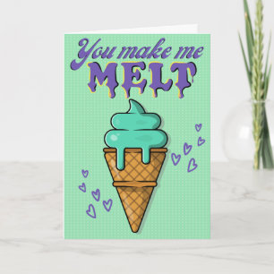 Funny Ice Cream Valentine Card