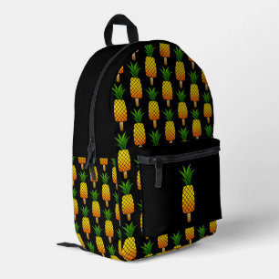 Funny Ice Drop Pineapple Refreshing Summer Fruit Printed Backpack