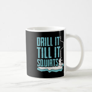 Funny Ice Fishing Design For Men Women Ice Fisher  Coffee Mug