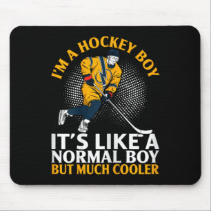 Funny Ice Hockey Apparel For Hockey Player Goalie  Mouse Pad