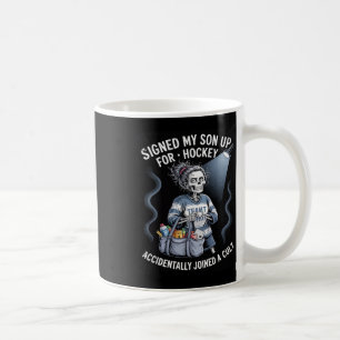 Funny Ice Hockey Cult Youth Hockey Mom Coffee Mug