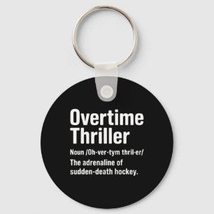 Funny Ice Hockey Definition Ice Hockey Overtime Th Key Ring