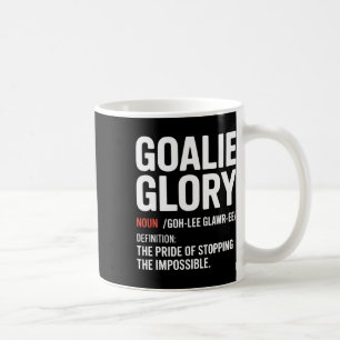 Funny Ice Hockey Definition Ice Hockey Player Goal Coffee Mug