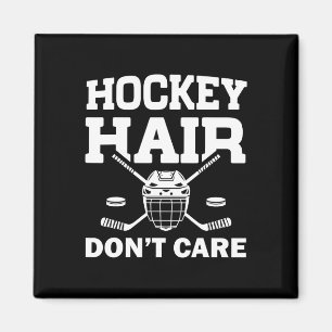 Funny Ice Hockey Design For Girls Women Ice Hockey Magnet