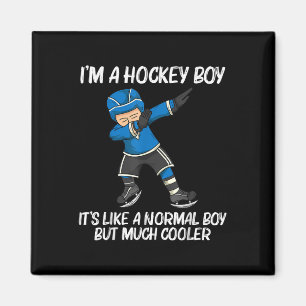 Funny Ice Hockey For Boys Kids Field Rink Ndy Team Magnet