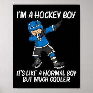 Funny Ice Hockey For Boys Kids Field Rink Ndy Team Poster