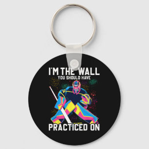 Funny Ice Hockey Goalie Ice Hockey Player Goalie Key Ring