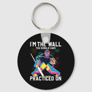 Funny Ice Hockey Goalie Ice Hockey Player Goalie Key Ring