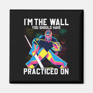Funny Ice Hockey Goalie Ice Hockey Player Goalie Magnet