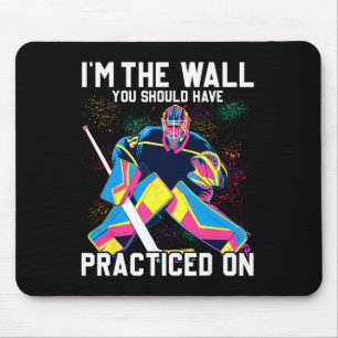 Funny Ice Hockey Goalie Ice Hockey Player Goalie Mouse Pad