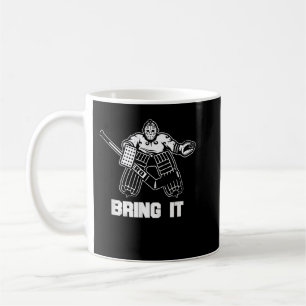 Funny Ice Hockey Player Gift Goalie Apparel Graphi Coffee Mug