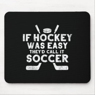 Funny Ice Hockey Player Goalie Sports Gift Men Wom Mouse Pad