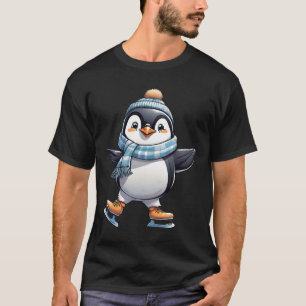 Funny Ice Skating Penguin Figure Skater Skate Danc T-Shirt