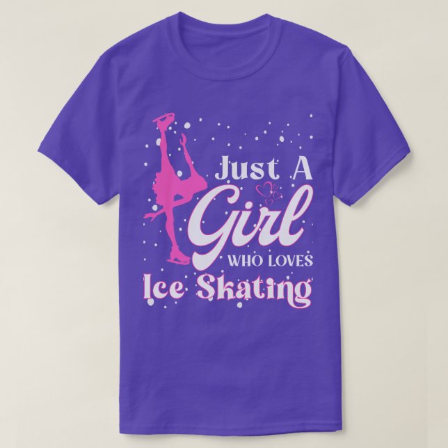 Funny Ice Skating Skater Figure Skating Sport T-Shirt (Design Front)