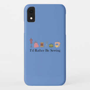 Funny I'd Rather Be Sewing for Women Case-Mate iPhone Case