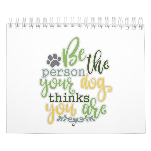 Funny Ideas For A Dog Lover Calendar (Cover)