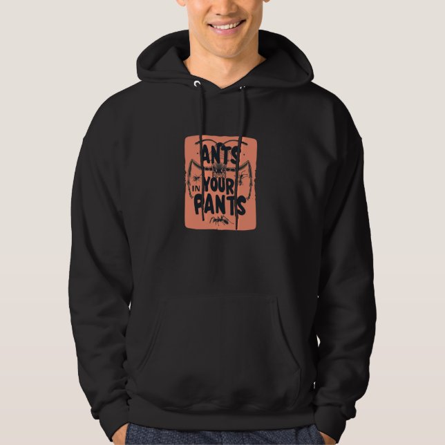 Funny Idiom Speech Costume with Ants Hoodie (Front)