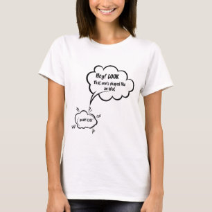 Funny Idiot Shaped Like a Cloud T-Shirt