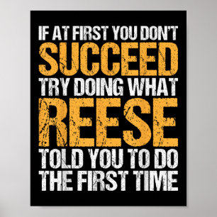 Funny If At First You Dont Succeed Try Doing What Poster
