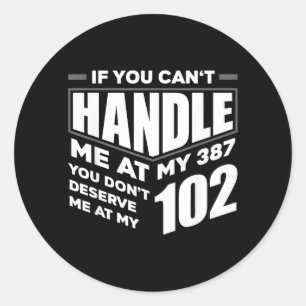 Funny If Cant Handle Diabetic Type 1 Diabetes T1d Classic Round Sticker